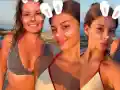 Алекс Сърчаджиева и дъщеря й: Две кифли на плажа в шокираща фотосесия!