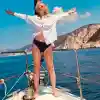 Шок! Невена Бозукова на мачтата на яхта - нова звезда на морето!
