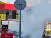 Шок! Плевенчанка се превърна в жива факла на бензиностанция!