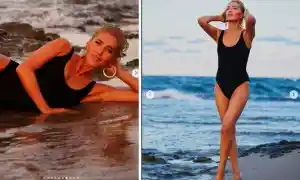 Ромина Андонова глези краката си в Сандански