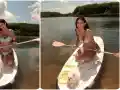 Анджела Ташева шокира с ръчно пране на бански! Какво следва?