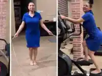 Софи Маринова за първи и последен път във фитнеса